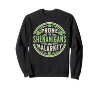 Shenanigans and Malarkey Drôle St Patrick Day Leprechaun Sweatshirt