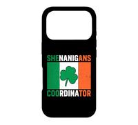 Shenanigans Coordinator Irish Flag | St Patrick's Day Coque pour iPhone 17 Pro