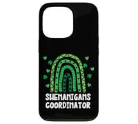 Shenanigans Coordinator St Patricks Day Green Rainbow Coque pour iPhone 13 Pro