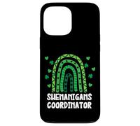Shenanigans Coordinator St Patricks Day Green Rainbow Coque pour iPhone 13 Pro Max