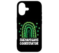 Shenanigans Coordinator St Patricks Day Green Rainbow Coque pour iPhone 17
