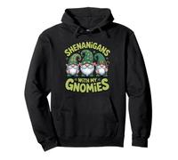 Shenanigans with My Gnomies Funny St Patricks Day GNOME Trio Sweat à Capuche