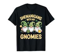 Shenanigans with My Gnomies Funny St Patricks Day GNOME Trio T-Shirt
