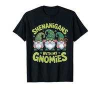 Shenanigans with My Gnomies Funny St Patricks Day GNOME Trio T-Shirt