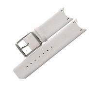SHENGANG Bonne qualité en cuir véritable bracelet de montre accessoires de bande mode noir bracelets de montre for CK for Calvin Klein KOH23100 KOV231 (Color : White)