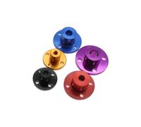 SHENGG 2/5 pièces Bride de couplage en alliage d'aluminium for arbre de guidage de moteur, connecteur de couplage 3 mm/4 mm/5 mm/6 mm/8 mm, anodisé coloré, à monter soi-même(5mm(Golden)-2pcs)