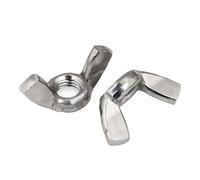 SHENGG 5/10/20 pièces Écrous À Ailes Papillon M3 M4 M5 M6 M8 M10 M12 Écrous À Oreilles En Acier Inoxydable Plaqué Zinc Écrou De Serrage À La Main DIN315(Zinc Palted Steel,M10 (5pcs))