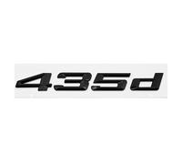 SHENGG Autocollant d'emblème de Logo de Lettres de Coffre arrière de Voiture ABS for série 4 420d 425d 428d 430d 435d 440d 450d F30 F32 F33 F36 G26 G22(Gloss Black 435d)