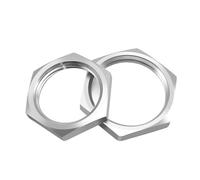 SHENGG Écrou de blocage hexagonal en acier inoxydable 304, fixation de tuyau, écrou de blocage M8 M10 M12 M14 M16 M18 M20 M22 M24 M25-M40, pas 1.0mm 1.5mm(M40x1.5x48x6 (2pcs))