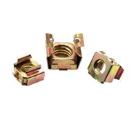 SHENGG Écrou de Clip de Cage en acier inoxydable 304, écrous flottants de support d'armoire en Zinc plaqué nickel de couleur M4-M12(Color zinc plating,M8 (5PCS))