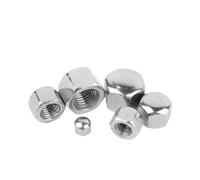 SHENGG Écrous à couvercle hexagonal en acier inoxydable 304, 1 à 20 pièces, M3 M4 M5 M6 M8 M10 M12 M14 M16 M20, Type à couvercle bas, écrou à gland hexagonal(M12-1PCS)