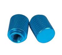 SHENGG Écrous moletés en aluminium anodisé M3 M4 M5 M6, trou borgne, écrou de réglage de serrage à la main, 2 pièces(Sky blue,M6-2Pcs)