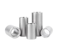 SHENGG Entretoise d'espacement non filetée en acier inoxydable 304 M3 M4 M5 M6, rondelle ronde creuse, manchon de joint, longueur 2, 3, 4, 5, 6 à 20 mm(M5XD9XL (10pcs),L 10mm)