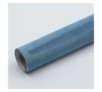 SHENGG Faux daim de luxe en cuir PU autocollant for intérieur de voiture, canapé, vêtement, patchs autocollants, boîte à bijoux, tissu velours DIY(Light blue,30x150cm)