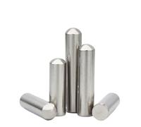 SHENGG Goupille de positionnement cylindrique à tête ronde en acier inoxydable 304, 30 pièces, broche d'arbre, dé à coudre solide, axe optique, barre ronde M0.6 ~ M3M4M12(M2 (30Pcs),12mm)