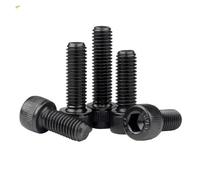 SHENGG Lot de 100 vis à tête cylindrique à six pans creux M1.4 M1.6 M2 M2.5 M3 M4 en acier au carbone de grade 12.9(50mm x100pcs,M3)