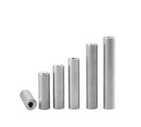 SHENGG Manchon fileté rond en aluminium M2 M3 M4 M5 M6 M8, goujon fileté, écrous longs(40mm,M6xD10mm-3Pcs)