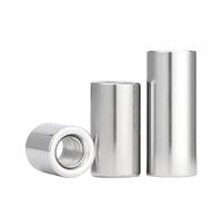 SHENGG Raccord rond long en acier inoxydable 304 M2 .5, manchon de joint, écrou, écrous allongés(M2.5x4x5mm 10pcs)
