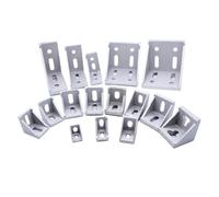 SHENGG Support d'angle en aluminium 2020, support d'angle 2028 for connecteur de profilé en aluminium 20/30/40/45/60, routeur CNC(2020 10pcs)