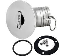SHENGHUISS Remplissage d'eau pour pont de bateau 50 mm avec bouchon B sans clé en acier inoxydable 316 pour bateau, yacht, caravane