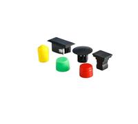 SHENGJIELIU Bouchon Anti-poussière de boîte à bornes à Fibres optiques, Capuchon Anti-poussière à Bride SC FC St LC, Cavalier à Fibres optiques, Insert en céramique, FC/SC/St(SC 100pcs)