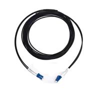 SHENGJIELIU Cordon de Brassage extérieur en Fibre blindée TPU de 250 m - 2 cœurs monomode, Compatible LC/SC/FC/St avec Enrouleur de câble PCD235, Conception étanche(Ask us Customized)