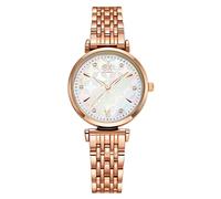 SHENGKE Montres Femmes Quartz Étanche Montre-Bracelet Fashion Light Luxury en Nacre Ladies Montre-Bracelet Women Montres Or Rose