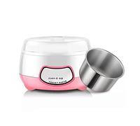 SHENGMIAOHE Yogurt Maker Minihine À Yaourt Automatique Maison Bricolage Yaourt Outils Ustensiles de Cuisine Acier Inoxydable Pot Rose Facile À Utiliser Pour Les Débutants Et Les Professionnels
