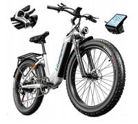 Shengmilo MX06 - Vélo électrique - E-Bike 26'' - électrique fat bike - Batterie Samsung 48V17.5 AH - Blanc