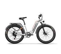 Shengmilo MX06 - Vélo électrique - E-Bike 26'' - électrique fat bike - Batterie Samsung 48V17.5 AH - Blanc