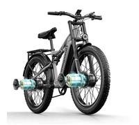 Shengmilo S600 Vélo Électrique 26 pouces Double Moteur Puissant 48V 2000W Batterie Samsung 17,5Ah Pneus Larges Tout Terrain VTT