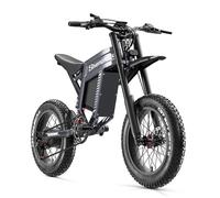 Shengmilo S900 - Vélo électrique tout terrain 20 pouces - Batterie amovible - 60V30Ah - Vtt electrique adulte - Max 65Km h - Noir