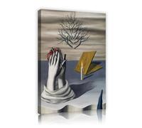 SHENGPOSTER Le surréalisme, l’aube de la toile de Cayenne, art mural pour le salon, style Rene Magritte, affiches murales pour chambre, couloir, décoration de bureau, cadre intérieur 35x52cm