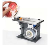 SHENGQION Machine Automatique À Étiquettes De Scellage pour Boîtes, Applicateur À Angle Droit De 90° pour Étiquettes Anti-effraction Et De Sécurité, Système De Contrôle PLC avec Écran Tactile