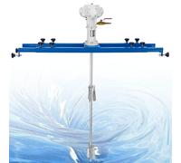 SHENGSHIYU Agitateur d'air IBC,Mélangeur Haute Performance Vitesse Ajustable Via Une Valve d'air ,Capacity 1000kg,Crossbar Range 72-120cm,Malaxeur pour Le Mélange à Grande échelle dans,3cylinder