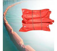 SHENGSHIYU Barrage Flottant Anti-Hydrocarbures en PVC,Barrage Flottant pour Le Pétrole pour Les Plans d'urgence Contre Les Déversements dans Les Lacs,Rivières Et Océans L:20m/65.6ft-H:110cm/43.3inch