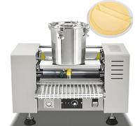 SHENGSHIYU Crêpière électrique Professionnelle avec Panneau de Contrôle Chauffage Uniforme épaisseur Uniforme Crepiere Fait des Gâteaux Multicouches Crêpes Diamètre de Crêpe 10in