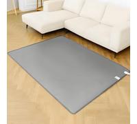 SHENGSHIYU Electric Heating Carpet,Sol Chauffant Tapis,Montée en Température Constante,Température Réglable,Structure Multicouche de Sol Chauffant,pour Les Sols Froids en Hiver 150×150cm