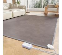 SHENGSHIYU électrique en Graphène,Chauffage en 5 Minutes,Fonction Minuterie,Chaleur Circulante,Imperméable Heating Carpet,Crée Un Espace Chaud pour la Famille en Hiver B-150×200cm/59.06×78.74in