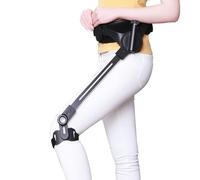 SHENGSHIYU Exosquelette de Marche,3 Niveaux Réglables,Technologie Pendulaire sans Pile,Fibre de Carbone (1,05kg) Taille Walking Aids,Bionic Body Power Aides à la Marche,Leftleg-L