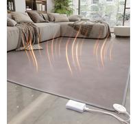 SHENGSHIYU Grand Tapis de Sol Chauffant,Chauffage au Graphène,Démarrage One-Touch,Chaleur Circulante,Imperméable Heated Carpet,Crée Un Espace Chaud pour la Famille en Hiver B-150×200cm/59.06×78.74in