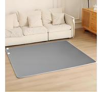 SHENGSHIYU Heated Rug,Sol Chauffant Tapis Chauffant,Température Réglable,Montée en Température Constante,PVC Tapis de Sol Chauffant Bureau,pour Les Sols Froids en Hiver 80×200cm