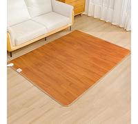 SHENGSHIYU Heating Carpet,Sol Chauffant Tapis Chauffant,Température Réglable,Montée en Température Constante,PVC sous Tapis de Sol Chauffant,Enroulable pour Le Rangement 50×200cm