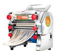 SHENGSHIYU Machine a Pate Electrique Pro,Inoxydable Appareil pour Faire Les pates fraiches pour Nouilles Larges,Nouilles Fines,Nouilles Rondes,laminoir a Pate a Pizza Electrique,Doughwidth16cm