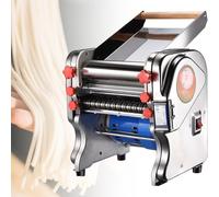 SHENGSHIYU Machine à pâtes fraîches pour Laminage & Découpe, électrique laminoir a Pate Coupe Nouilles 3mm/9mm 0,1-20mm Épaisseur,Pasta Maker Usage Domestique & Professionnel,Doughwidth24cm