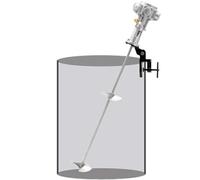 SHENGSHIYU Malaxeur Peinture,Shaker de Peinture Pneumatique 1/2 CV,Pression d'air de Travail 6-8 Pa,50-2800 TR/minMalaxeur Pneumatique Mural s'adapte à Diverses Ouvertures de Contenants,60Gallon