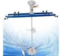 SHENGSHIYU Mélangeur de Peinture Pneumatique,Mélangeur à Vitesse Variable Vitesse Ajustable Via Une Valve d'air ,Capacity 1000kg,Malaxeur pour Peintures,Transformation Alimentaire,5cylinder