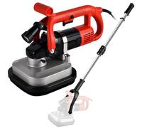 SHENGSHIYU Surfaceuse Beton avec Tige Rallonge Inoxydable Et éclairage LED,Lustreuse Sol,Moteur Cuivre Pur 3600W,6 Vitesses 600~3000tr/Min,4 Disques de Meulage à Rotation Avant-Arrière