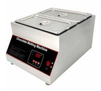 SHENGSHIYU Tempereuse a Chocolat Professionnelle,sans Ajout d'eau,Contrôle Précis de La Température 0~95℃,Cuve Intérieure en Acier Inoxydable,Appareil pour Fondre du Chocolat 2Pot