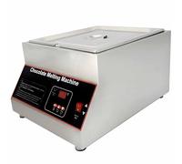 SHENGSHIYU Tempereuse a Chocolat,sans Ajout d'eau,Contrôle Précis de La Température 0~95℃,Chauffage Uniforme,Cuve Intérieure en Acier Inoxydable,Appareil pour Fondre du Chocolat 1Pot